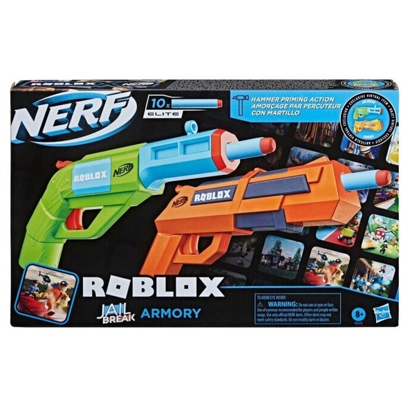 Nerf Roblox Jailbreak: Armory Blaster 2-Pack - Picture 1 of 9